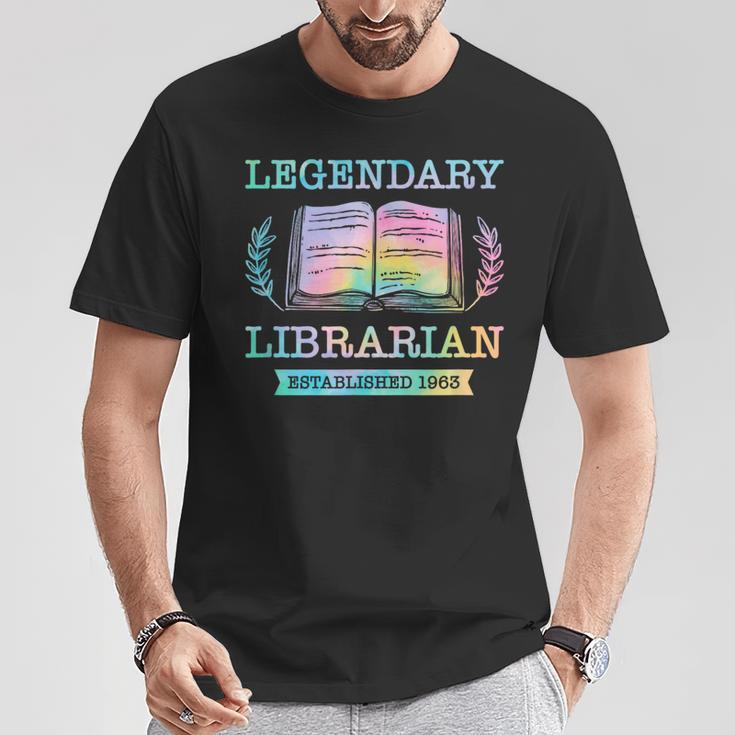 Legendary Librarian Established 1963 Library Book Birthday T-Shirt Unique Gifts