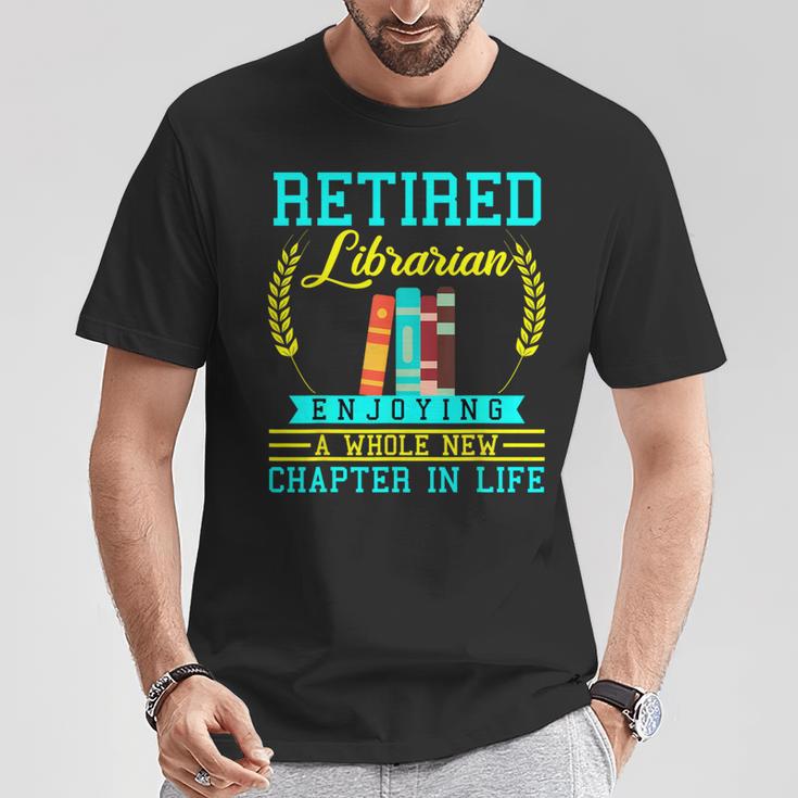 Librarian Retirement Retired Book Coworker Former 2025 T-Shirt Unique Gifts Librarian Retirement Retired Book Coworker Former 2025 T-Shirt Unique Gifts