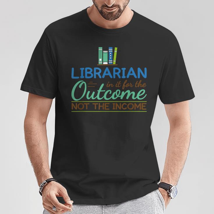 Librarian Shirts In It For The Outcome Tees Books Men Women T-Shirt Unique Gifts Librarian Shirts In It For The Outcome Tees Books Men Women T-Shirt Unique Gifts