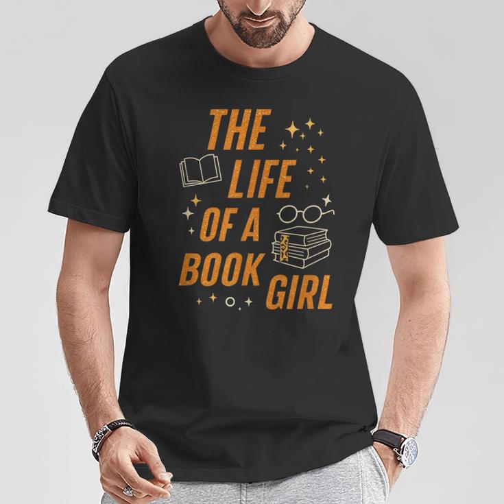 The Life Of A Book Girl Reader Aesthetic Graphic T-Shirt Unique Gifts The Life Of A Book Girl Reader Aesthetic Graphic T-Shirt Unique Gifts
