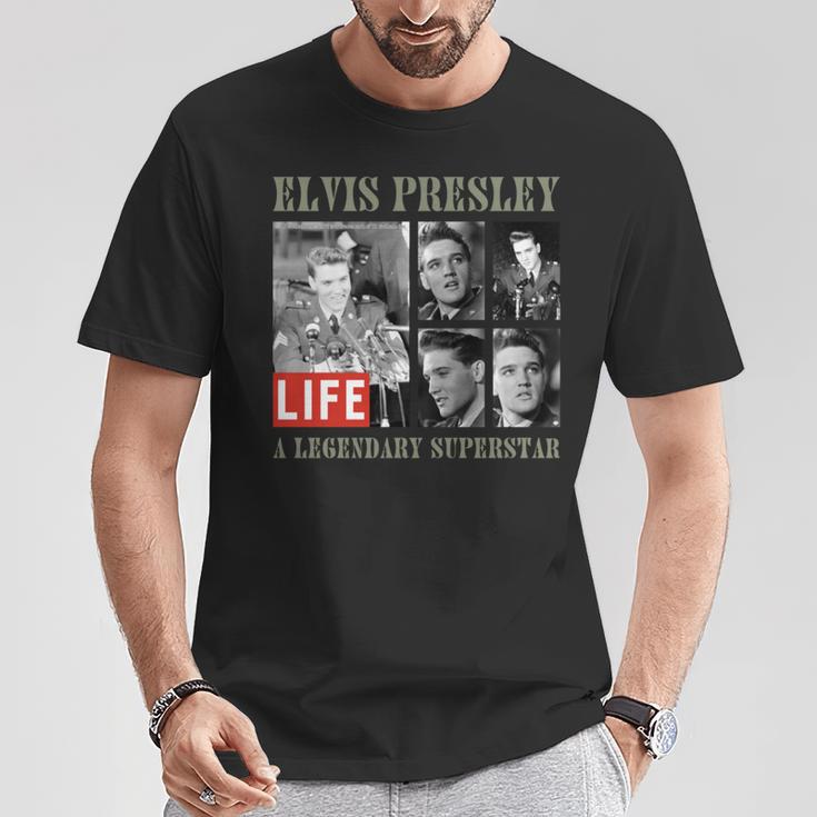 Life Picture Collection エルヴィス プレスリー（1） 長袖tシャツ Tシャツ 面白い贈り物
