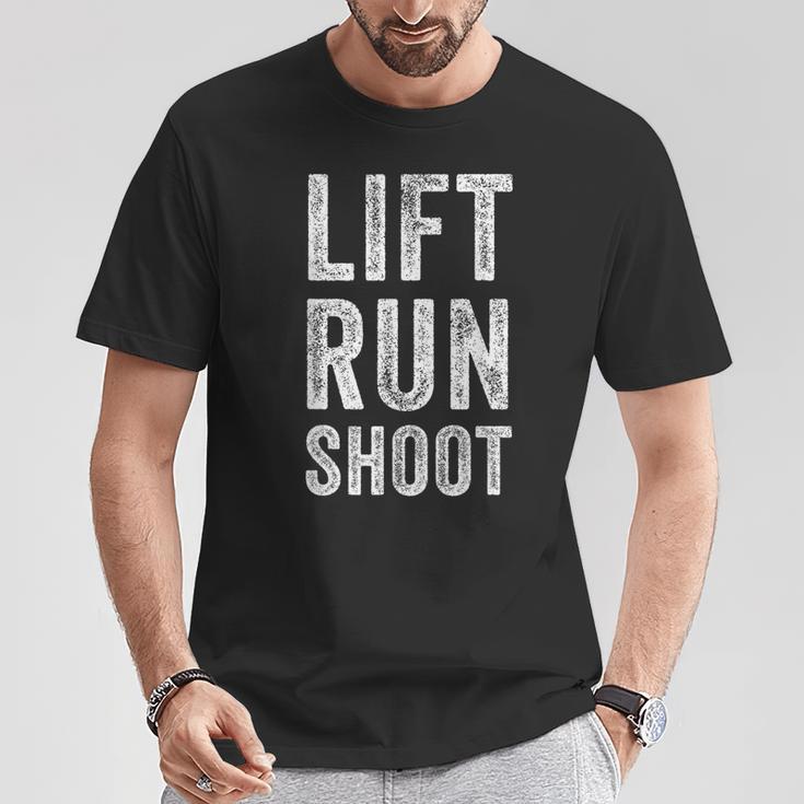 Lift Runhoot Fitness ファニー Tシャツ 面白い贈り物
