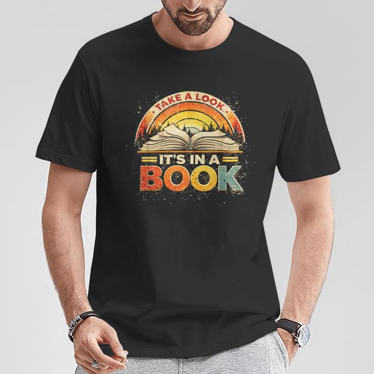 Take A Look It's In A Book Inspiring Teachers Librarians T-Shirt Unique Gifts Take A Look It's In A Book Inspiring Teachers Librarians T-Shirt Unique Gifts