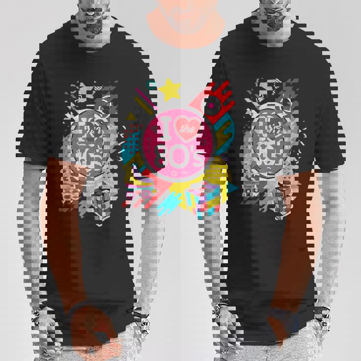 I Love The 80年代シャツ 80年代服 男女兼用 1980年代 Tシャツ 面白い贈り物