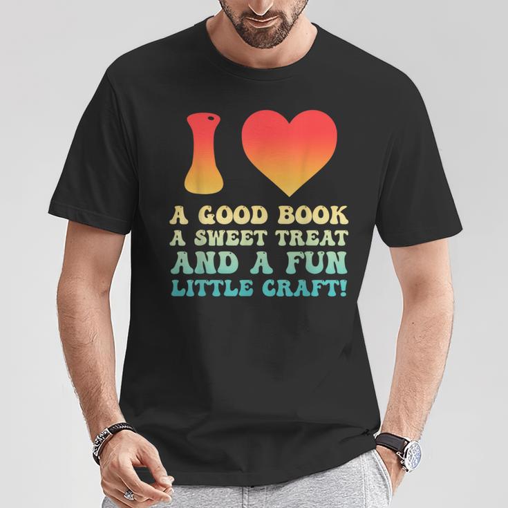 I Love A Good Book Sweet Treat Crochet Baking T-Shirt Unique Gifts