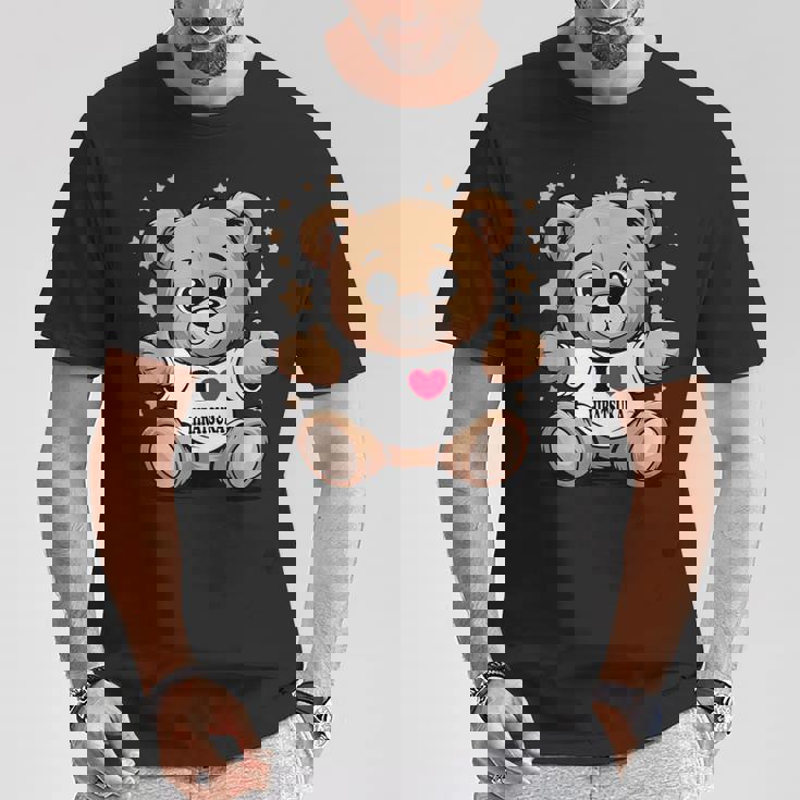 I Love Hiratsuka Teddy Bear 平塚テディベア大好き Tシャツ 面白い贈り物