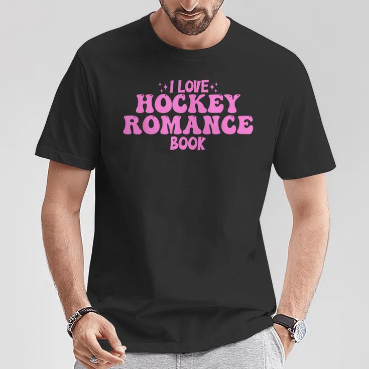 I Love Hockey Romance Book Hockey Lover Bookish Quote T-Shirt Unique Gifts I Love Hockey Romance Book Hockey Lover Bookish Quote T-Shirt Unique Gifts