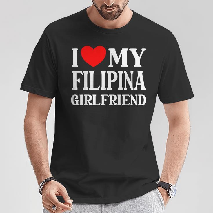 I Love My Filipina Girlfriend デザイン Best Boyfriend Tシャツ 面白い贈り物