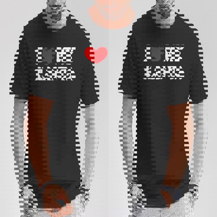 I Love My Kanta アイ・ラブ・マイ・カンタ Tシャツ 面白い贈り物