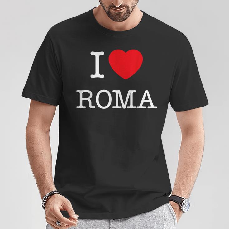 I Love Roma Graphic Novelty & Cool s Tシャツ 面白い贈り物