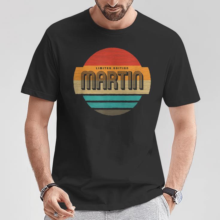 Martin 名称 レトロ・ヴィンテージ・サンセット 限定版 Tシャツ 面白い贈り物