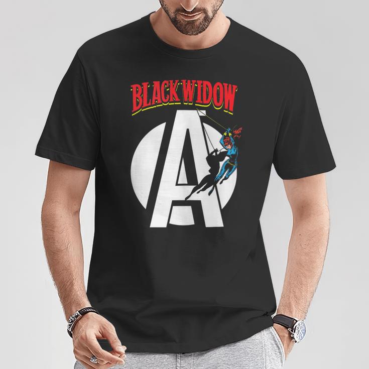 Marvel Avengers Retro Widow Comic Book T-Shirt Unique Gifts