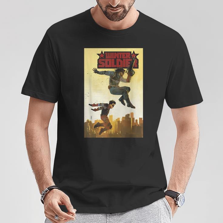 Marvel Comixology Winter Soldier 3 Of 5 Comic Book Cover T-Shirt Unique Gifts Marvel Comixology Winter Soldier 3 Of 5 Comic Book Cover T-Shirt Unique Gifts