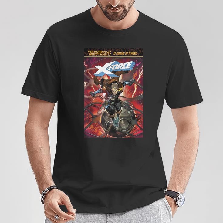 Marvel Comixology X-Force Young Cable Comic Book Cover T-Shirt Unique Gifts
