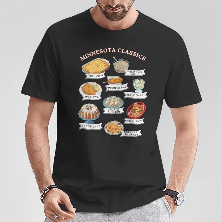 Minnesota Food Classic Cookbook Eats Minneapolis St Paul MN T-Shirt Unique Gifts