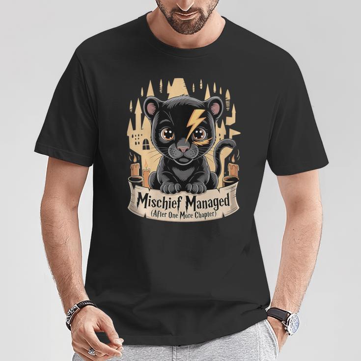 Mischief Managed One Chapter Reading Humor For Book Lovers T-Shirt Unique Gifts