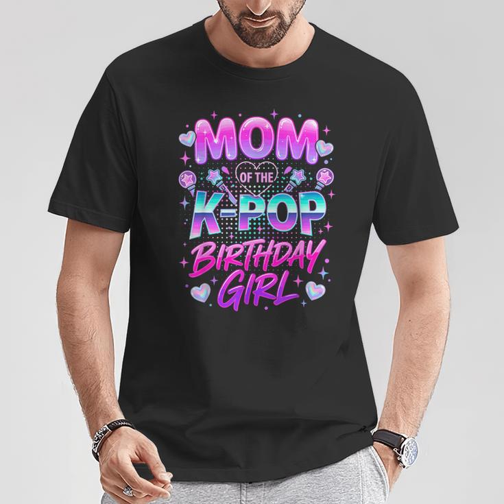 Mom Of The K-Pop Birthday Girls Korean Music Lovers T-Shirt Unique Gifts