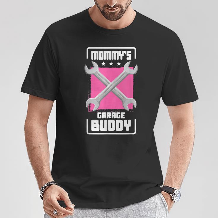 Mommy Garage Buddy 車愛好家 メカニック 自動車修理 Tシャツ 面白い贈り物