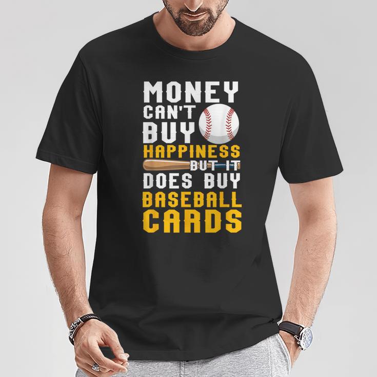Money Can Buy 野球カード 面白い野球愛好家ファン Tシャツ 面白い贈り物