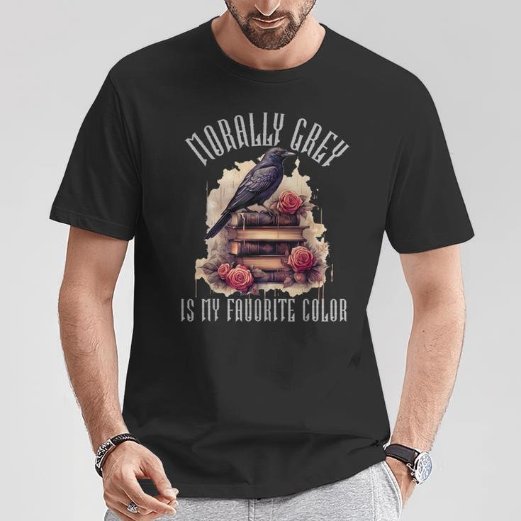 Morally Grey Is My Favorite Color Spicy Book Lovers Women T-Shirt Unique Gifts Morally Grey Is My Favorite Color Spicy Book Lovers Women T-Shirt Unique Gifts