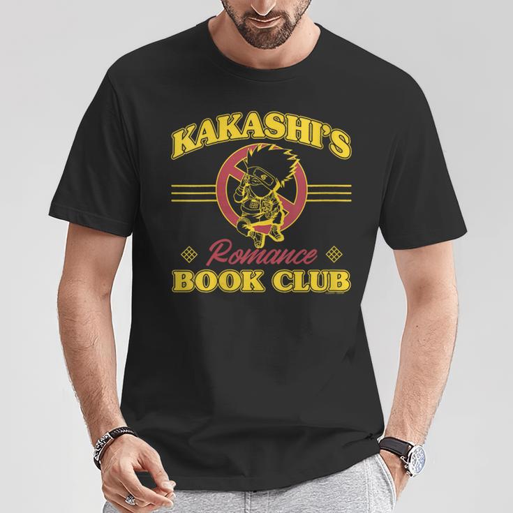 Naruto Shippuden Kakashi's Romance Book Club Anime T-Shirt Unique Gifts