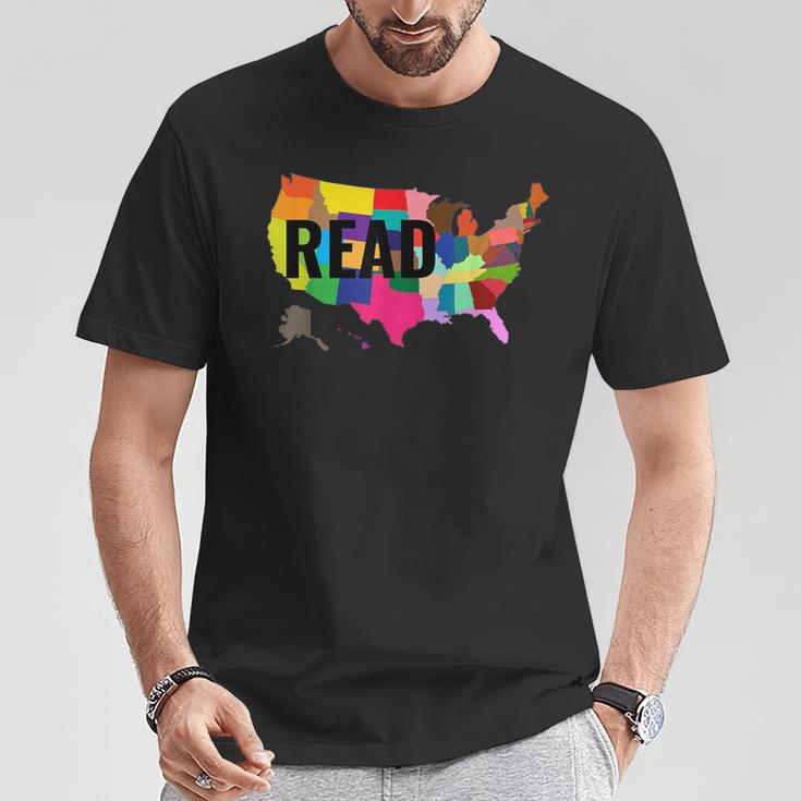 National Read America Shirt United States Read Books T-Shirt Unique Gifts National Read America Shirt United States Read Books T-Shirt Unique Gifts