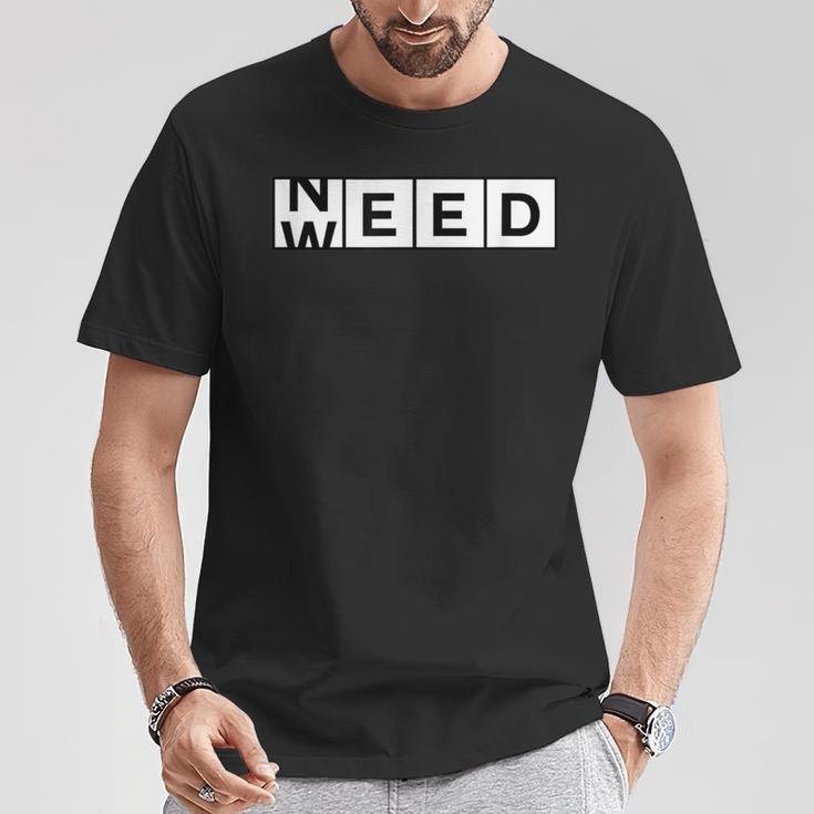Need Weed 420 ガンジャストーナー Tシャツ 面白い贈り物