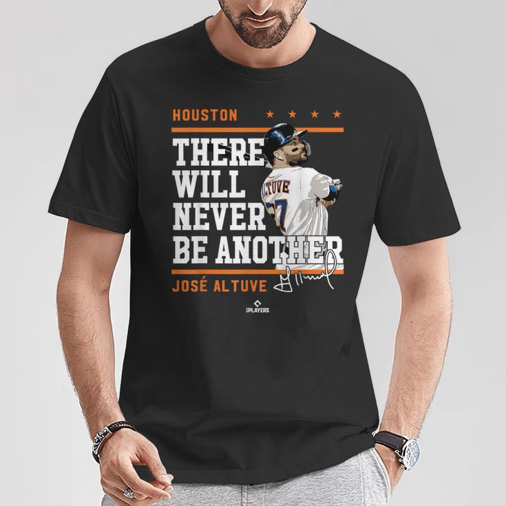 Never Be Another Jose Altuve Houston Mlbpa Tシャツ 面白い贈り物