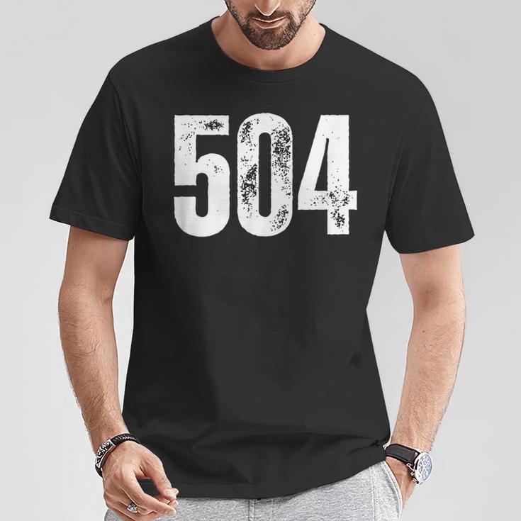 New Orleans 504 Area Code Tシャツ 面白い贈り物