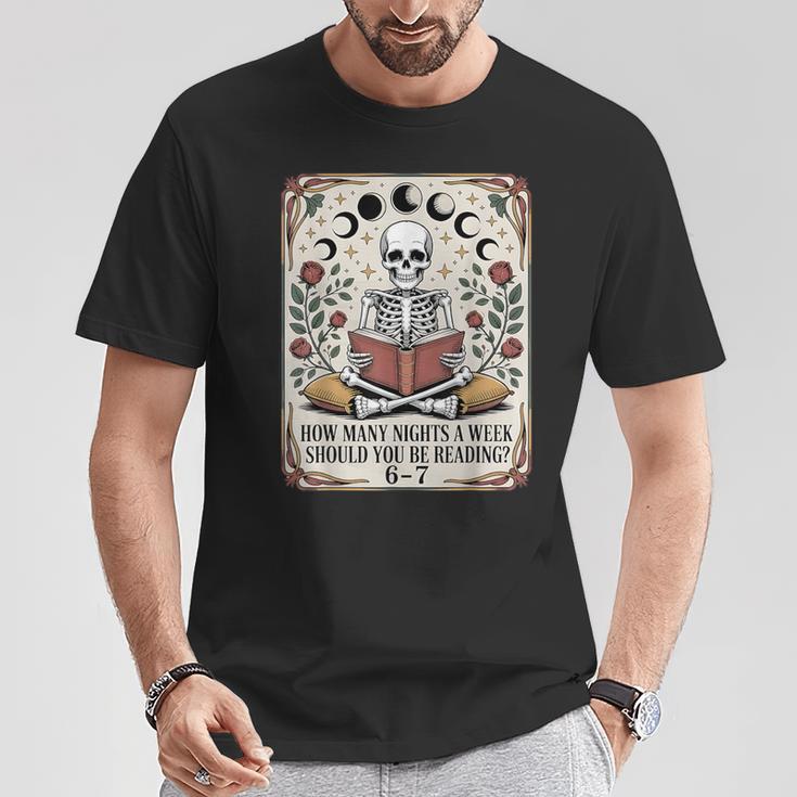 How Many Nights Reading Meme 6 7 Book Lover T-Shirt Unique Gifts How Many Nights Reading Meme 6 7 Book Lover T-Shirt Unique Gifts