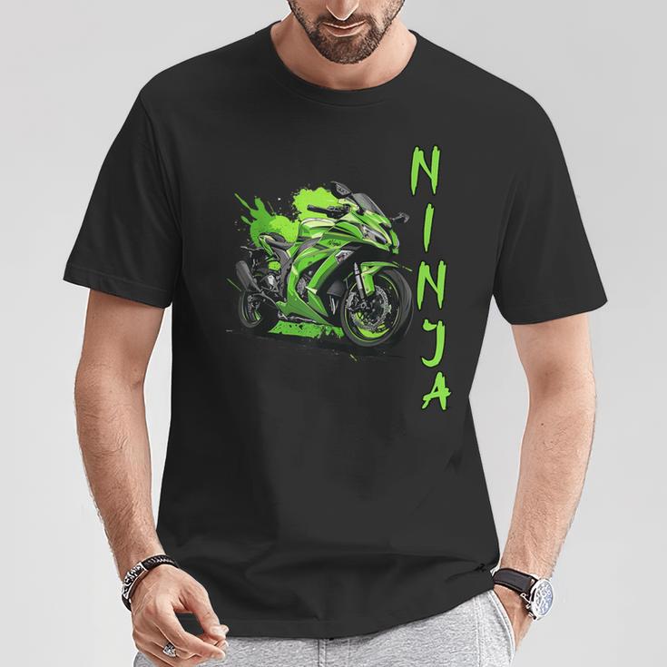 Ninja Motorradportbike T-Shirt Lustige Geschenke