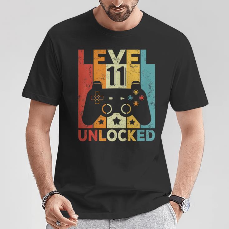 Niños 11 Cumpleaños Niño Niña 11 Años Gaming Controller Gamer Camiseta unisex Regalos divertidos