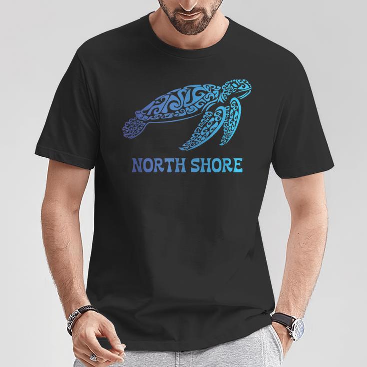 Northhore ハワイ ハワイアン ウミガメ タトゥー トライバルビーチ Tシャツ 面白い贈り物