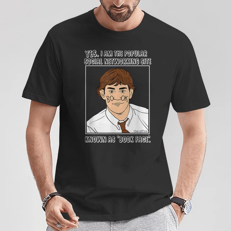 The Office Book Face Jim T-Shirt Unique Gifts