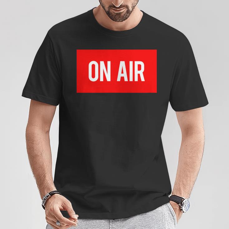 On Air レトロ Dj マイク ポッドキャスト ヴィンテージ バイブ ギフト Tシャツ 面白い贈り物