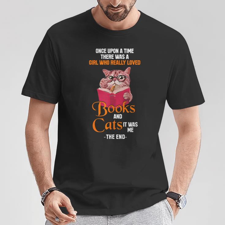 Once Upon a Time There Was a Girl Who Really Loved Books And T-Shirt Unique Gifts