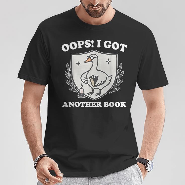 Oops I Got Another Book Books Lover Goose Quote T-Shirt Unique Gifts Oops I Got Another Book Books Lover Goose Quote T-Shirt Unique Gifts