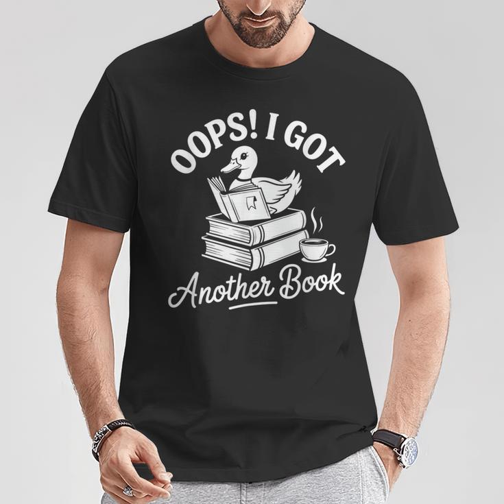 Oops I Got Another Book Goose Goose Reader T-Shirt Unique Gifts