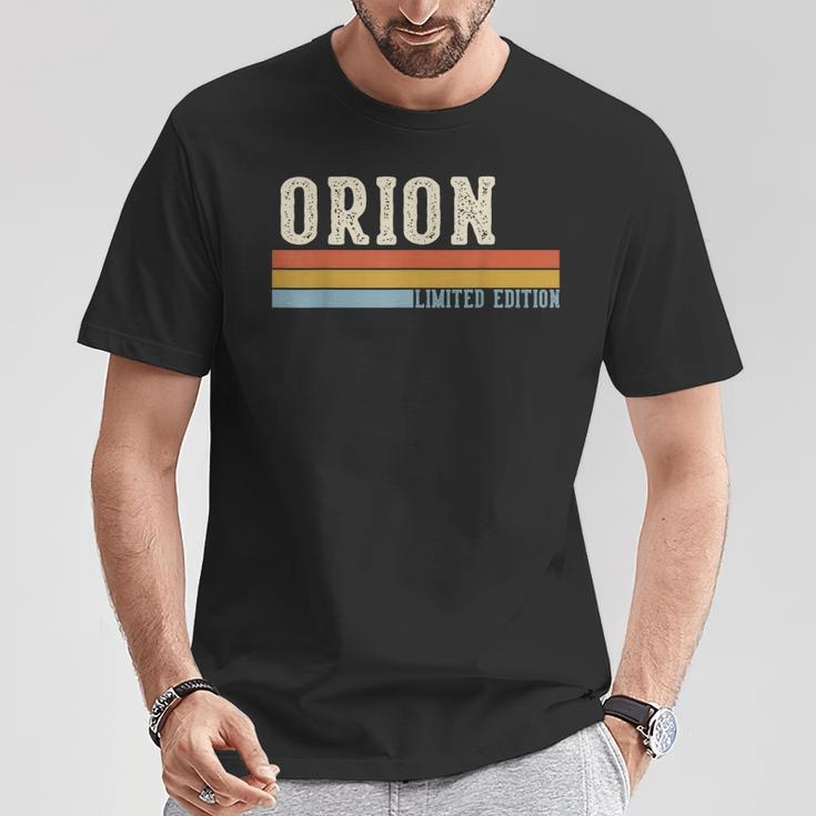 Orion Retrointage Hombres Niños Niños Nombre Camiseta unisex Regalos divertidos