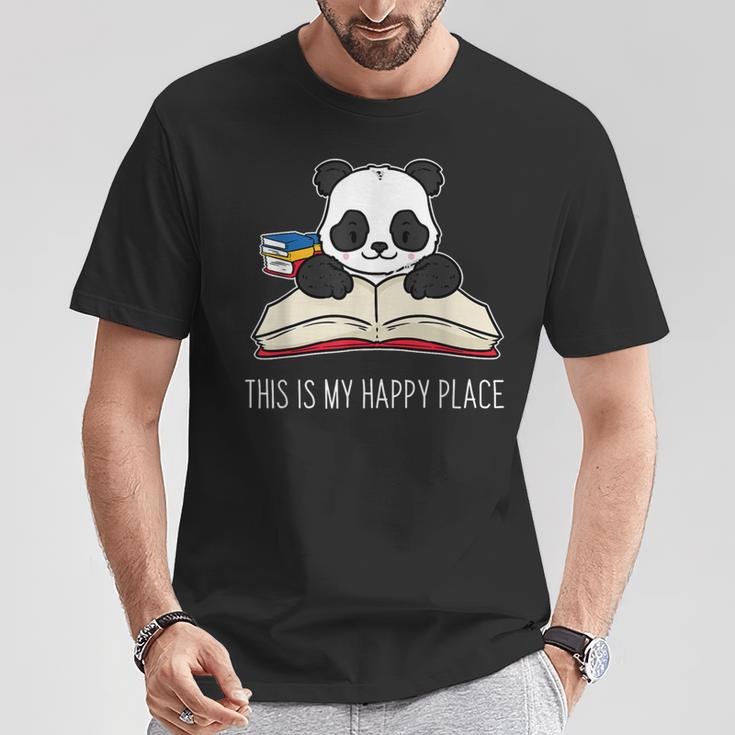 Panda Bear Books Reading Library Saying T-Shirt Unique Gifts Panda Bear Books Reading Library Saying T-Shirt Unique Gifts
