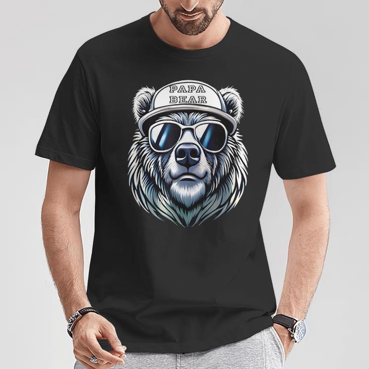 Papa Bär Atertag -Atertagsgeschenk Opa Papa Bear T-Shirt Lustige Geschenke