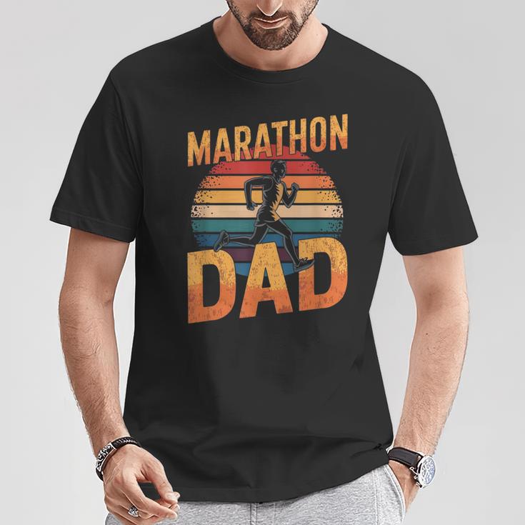 Papà Maratona Retrò Maglietta Regalos divertidos
