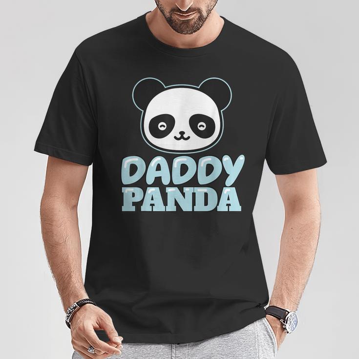 Papà Panda Bear Papà Festa Del Papà Panda Maglietta Regalos divertidos