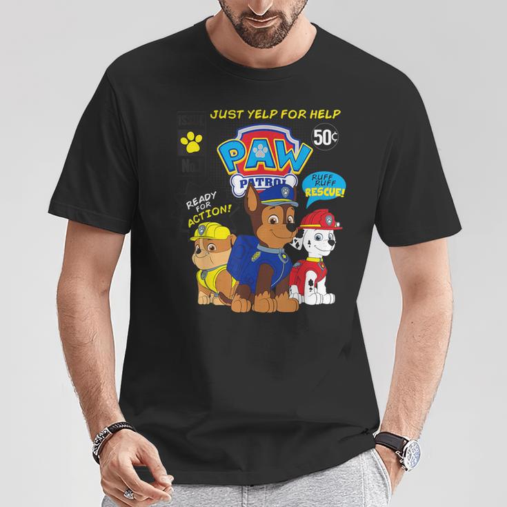 Paw Patrol Comic Book Strip T-Shirt Unique Gifts