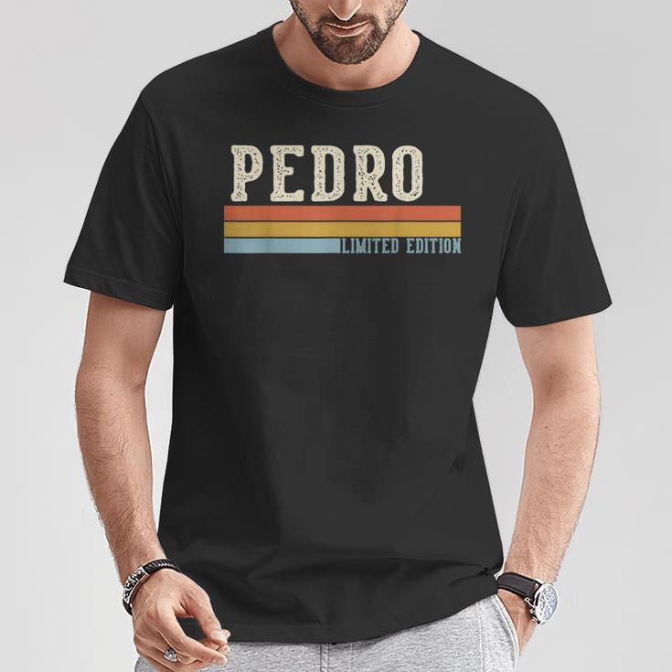 Pedro Retrointage Hombres Niños Niños Nombre Camiseta unisex Regalos divertidos