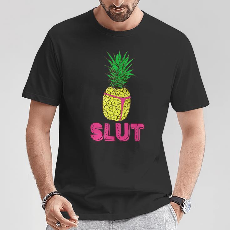 Pineapplelut Tバック Tシャツ 面白い贈り物