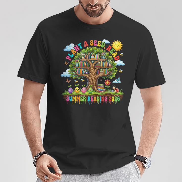 Plant A Seed Read Summer Reading 2026 Book Tree T-Shirt Unique Gifts