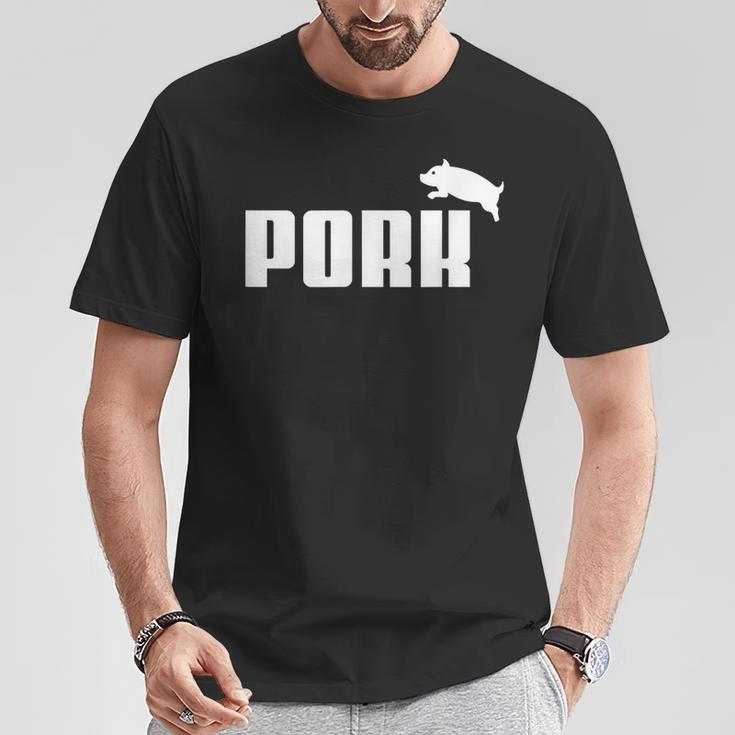 Pork – 面白いtシャツ Bbqスモーカーベーコン愛好家用 Tシャツ 面白い贈り物