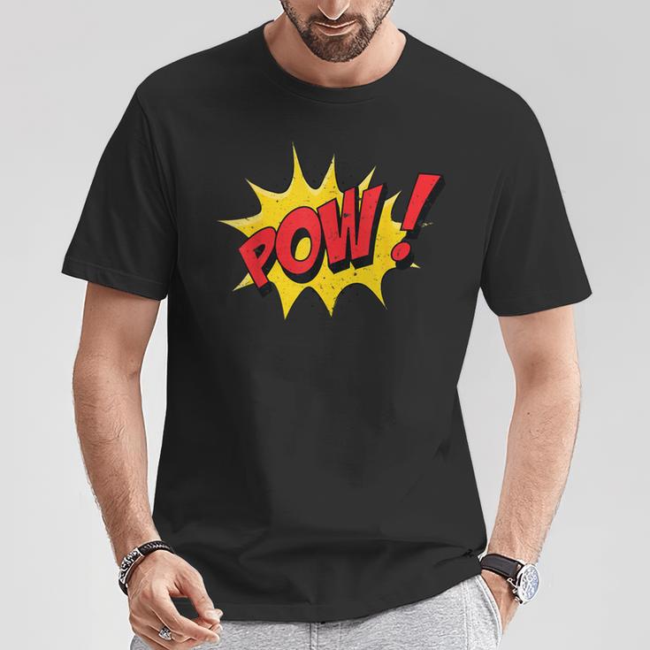POW Comic Book Cartoon Pop Art T-Shirt Unique Gifts