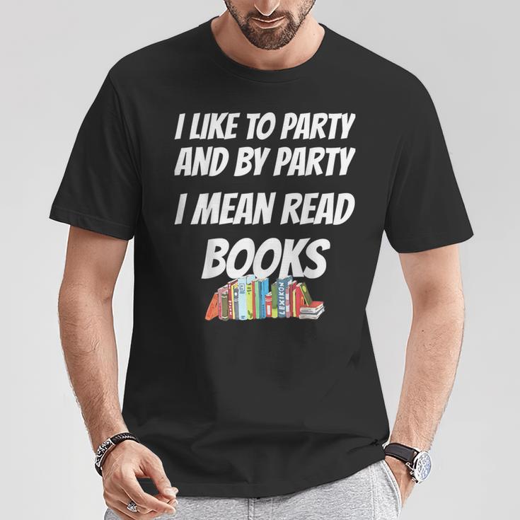 I Like To Read Books Book Lovers I Love To Read T-Shirt T-Shirt Unique Gifts